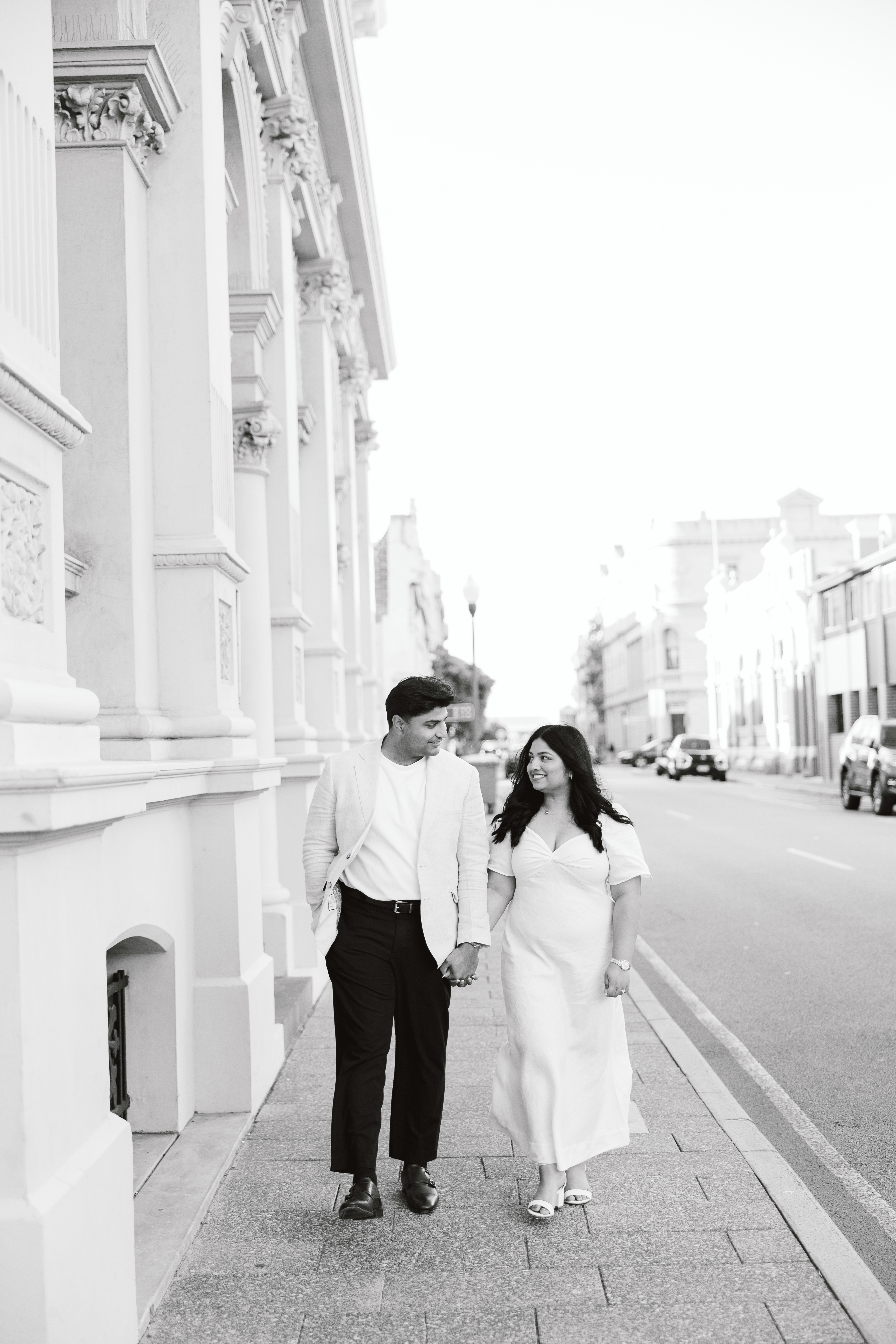 Shannen and Samarth walking together